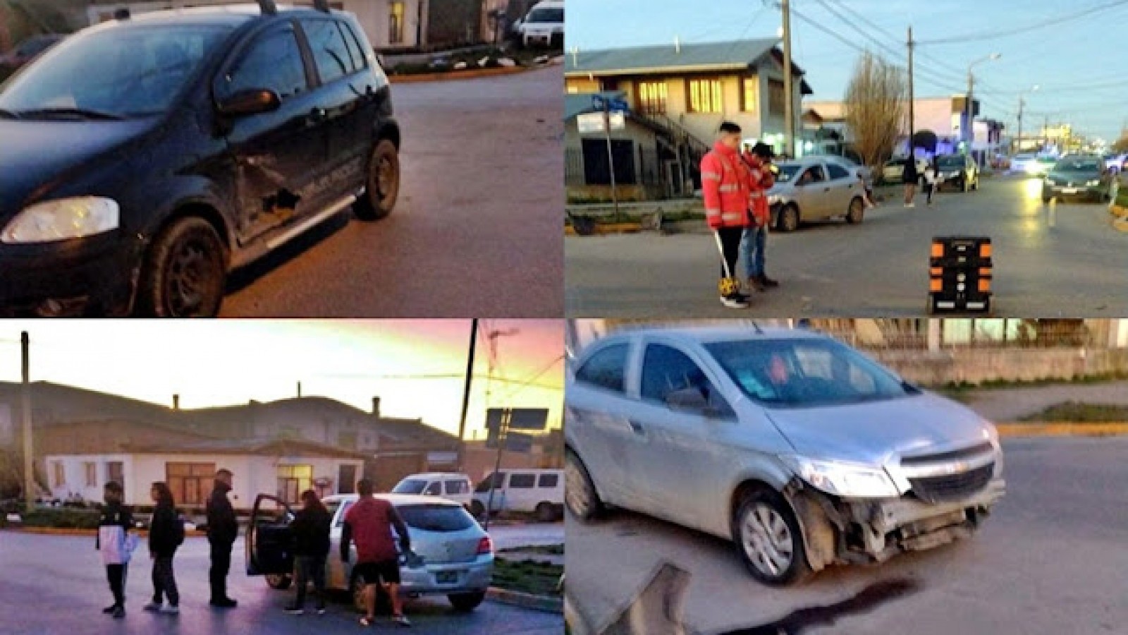 Choque con dos mujeres lesionadas